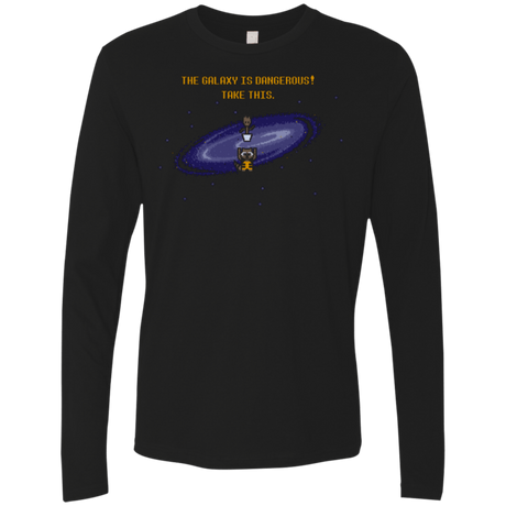 T-Shirts Black / Small The Galaxy is Dangerous Men's Premium Long Sleeve