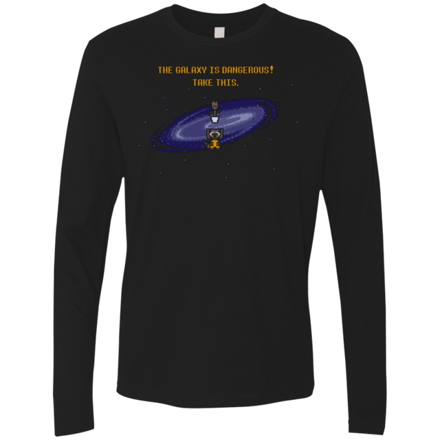 T-Shirts Black / Small The Galaxy is Dangerous Men's Premium Long Sleeve