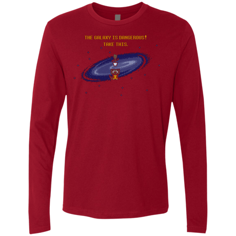 T-Shirts Cardinal / Small The Galaxy is Dangerous Men's Premium Long Sleeve