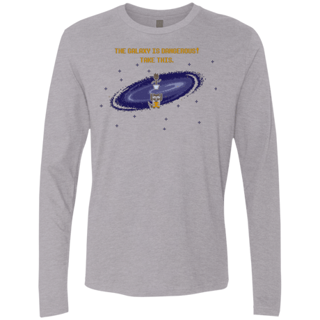T-Shirts Heather Grey / Small The Galaxy is Dangerous Men's Premium Long Sleeve