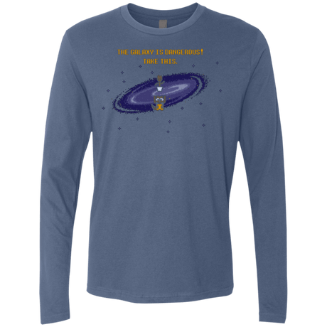 T-Shirts Indigo / Small The Galaxy is Dangerous Men's Premium Long Sleeve