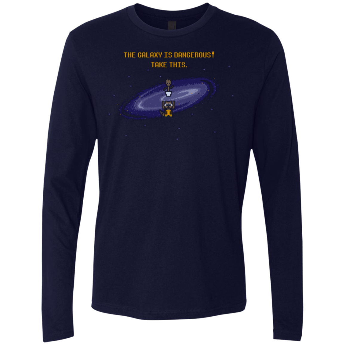 T-Shirts Midnight Navy / Small The Galaxy is Dangerous Men's Premium Long Sleeve