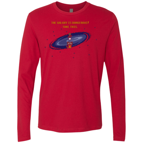 T-Shirts Red / Small The Galaxy is Dangerous Men's Premium Long Sleeve