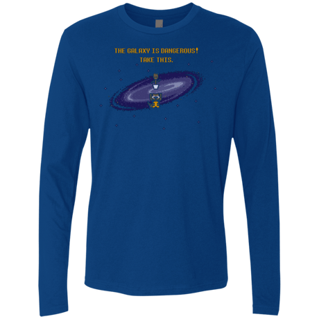 T-Shirts Royal / Small The Galaxy is Dangerous Men's Premium Long Sleeve
