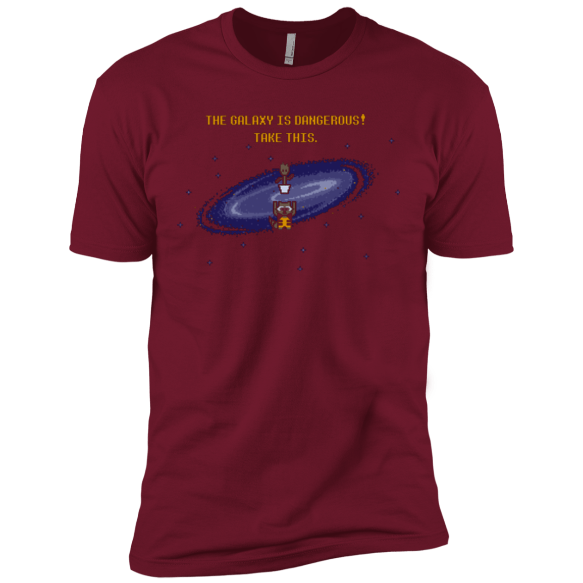 T-Shirts Cardinal / X-Small The Galaxy is Dangerous Men's Premium T-Shirt