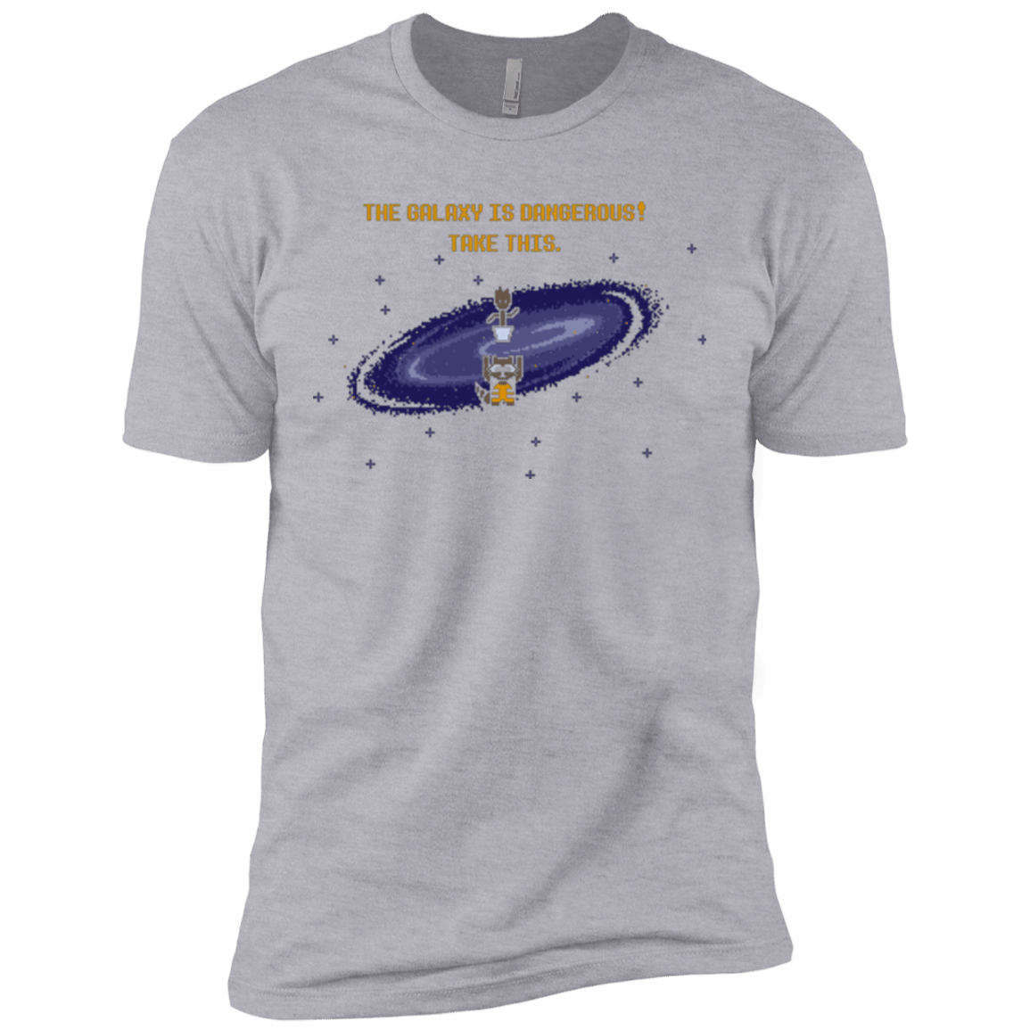 T-Shirts Heather Grey / X-Small The Galaxy is Dangerous Men's Premium T-Shirt