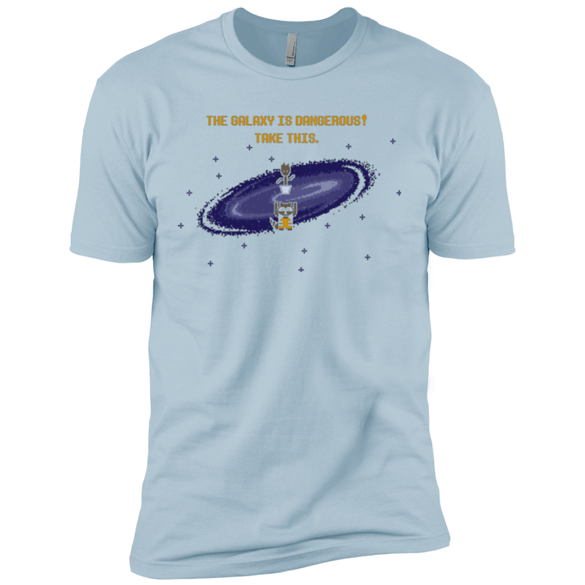 T-Shirts Light Blue / X-Small The Galaxy is Dangerous Men's Premium T-Shirt