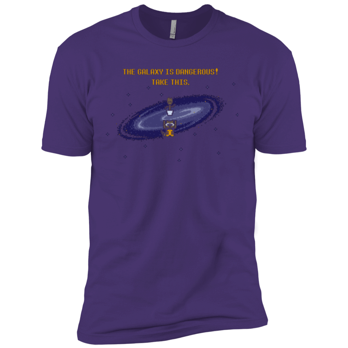T-Shirts Purple / X-Small The Galaxy is Dangerous Men's Premium T-Shirt