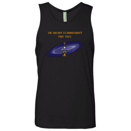 T-Shirts Black / Small The Galaxy is Dangerous Men's Premium Tank Top