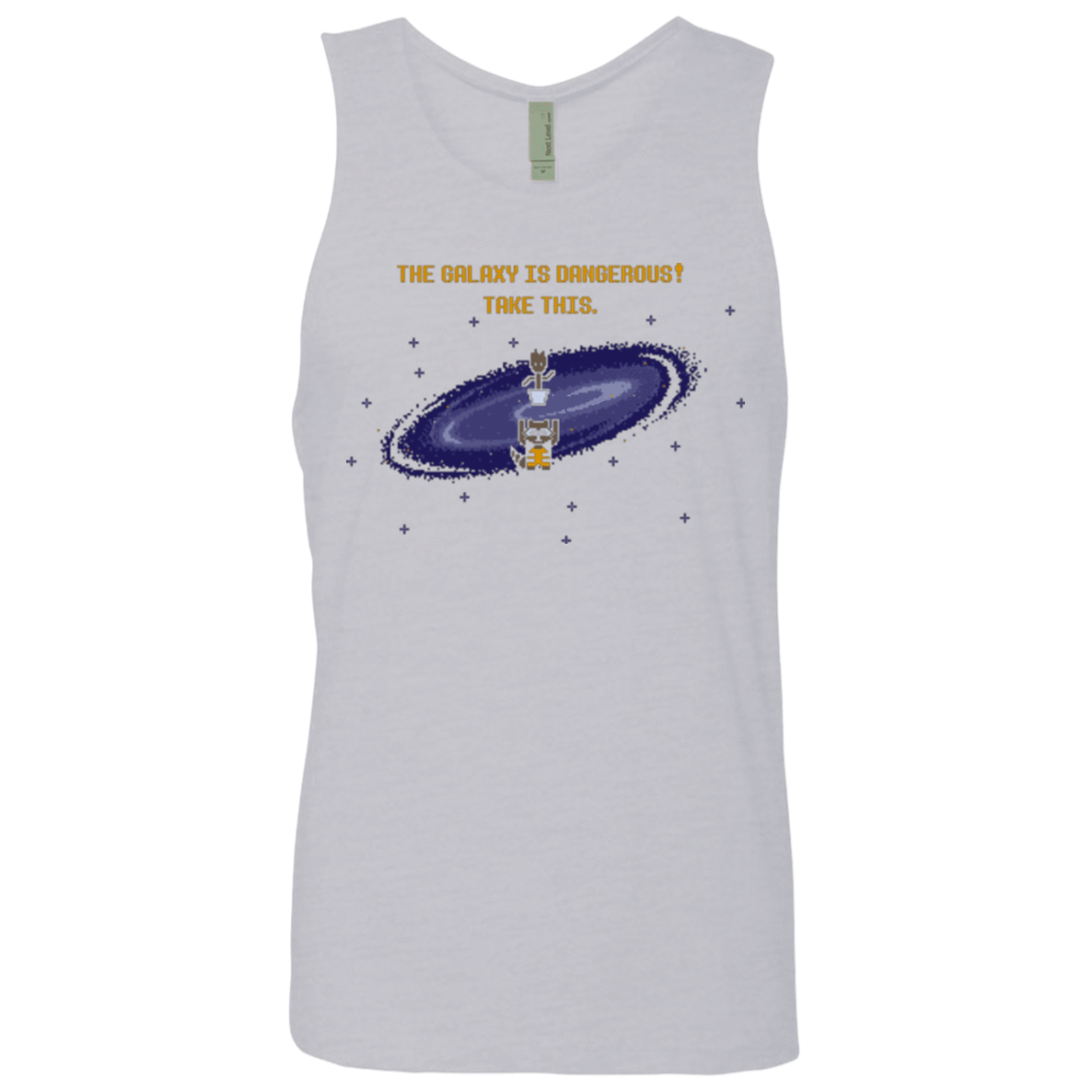 T-Shirts Heather Grey / Small The Galaxy is Dangerous Men's Premium Tank Top
