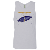 T-Shirts Heather Grey / Small The Galaxy is Dangerous Men's Premium Tank Top