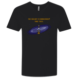 T-Shirts Black / X-Small The Galaxy is Dangerous Men's Premium V-Neck