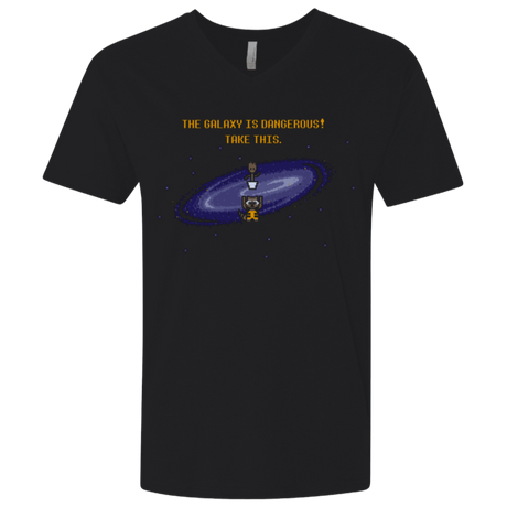 T-Shirts Black / X-Small The Galaxy is Dangerous Men's Premium V-Neck