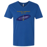 T-Shirts Royal / X-Small The Galaxy is Dangerous Men's Premium V-Neck