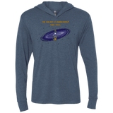 T-Shirts Indigo / X-Small The Galaxy is Dangerous Triblend Long Sleeve Hoodie Tee