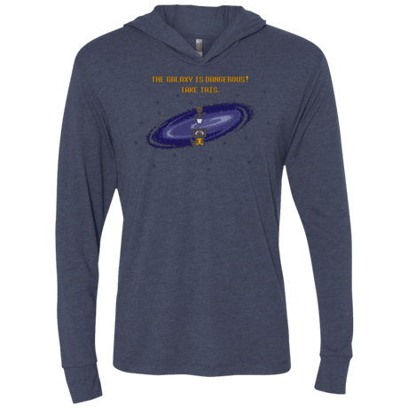 T-Shirts Vintage Navy / X-Small The Galaxy is Dangerous Triblend Long Sleeve Hoodie Tee