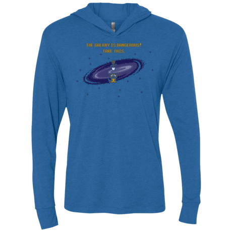 T-Shirts Vintage Royal / X-Small The Galaxy is Dangerous Triblend Long Sleeve Hoodie Tee