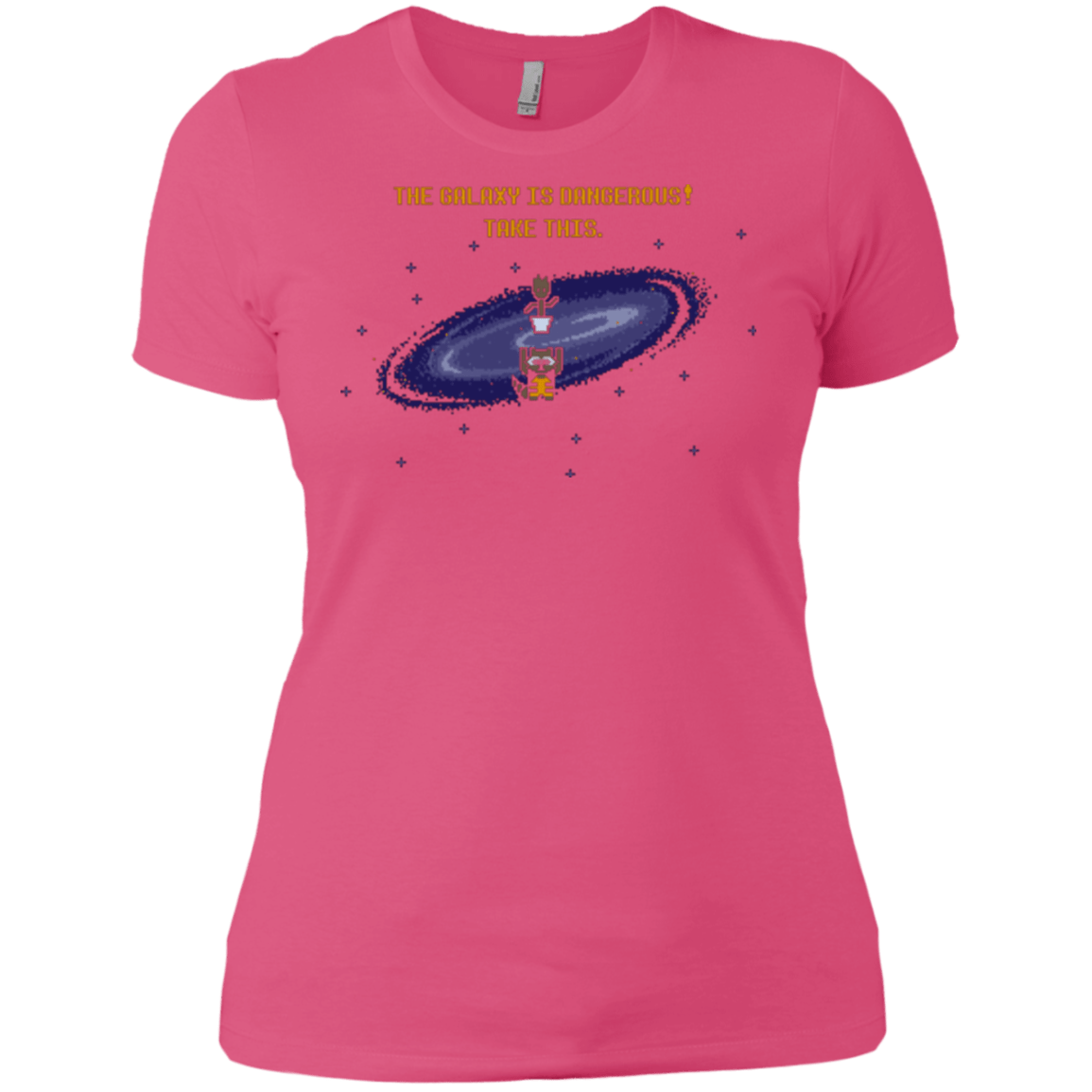 T-Shirts Hot Pink / X-Small The Galaxy is Dangerous Women's Premium T-Shirt