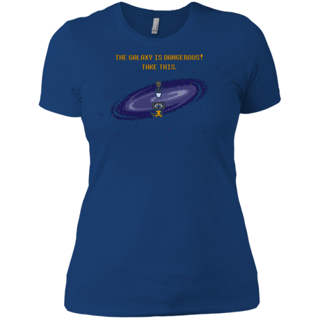 T-Shirts Royal / X-Small The Galaxy is Dangerous Women's Premium T-Shirt