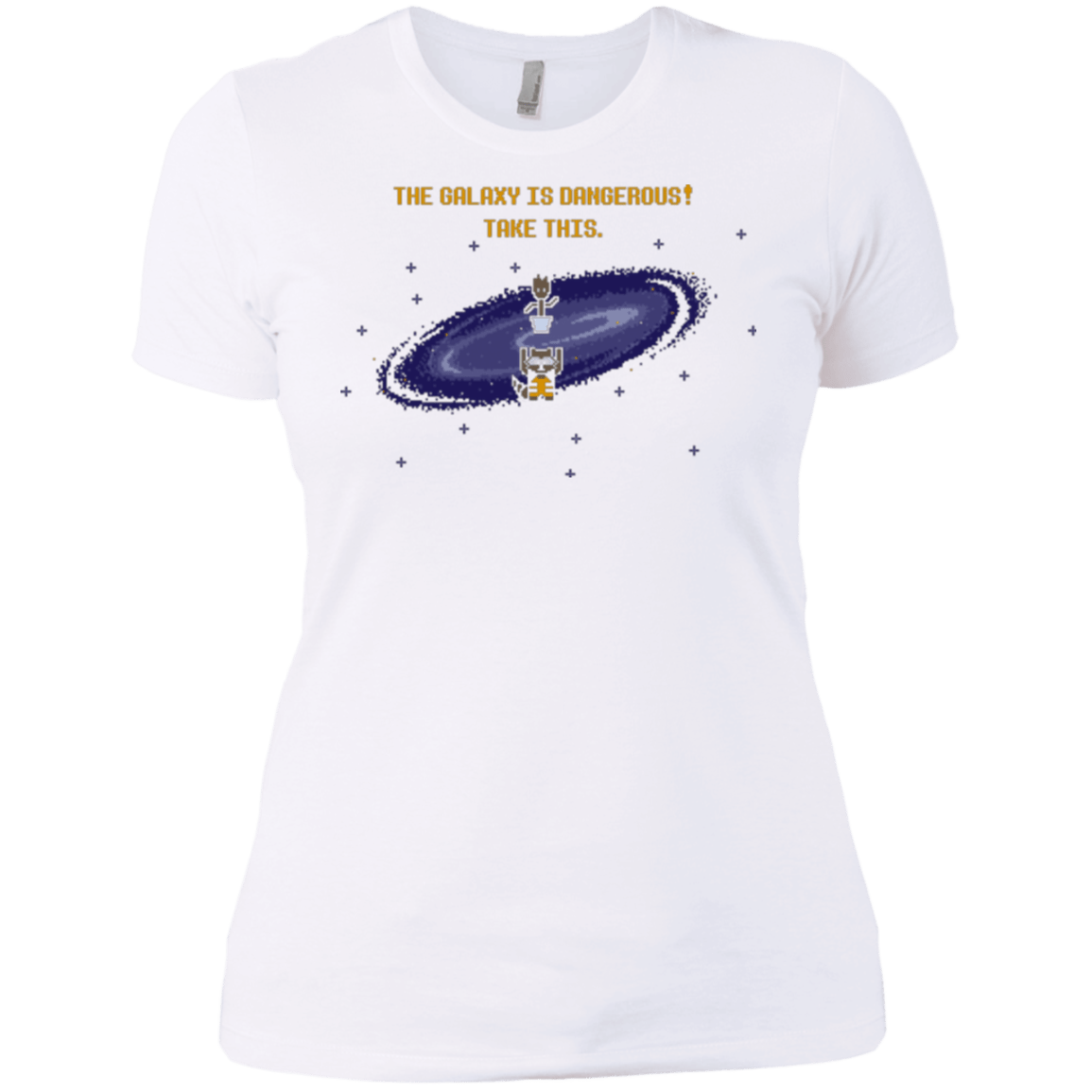 T-Shirts White / X-Small The Galaxy is Dangerous Women's Premium T-Shirt