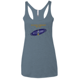 T-Shirts Indigo / X-Small The Galaxy is Dangerous Women's Triblend Racerback Tank