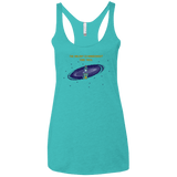 T-Shirts Tahiti Blue / X-Small The Galaxy is Dangerous Women's Triblend Racerback Tank
