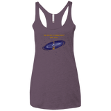T-Shirts Vintage Purple / X-Small The Galaxy is Dangerous Women's Triblend Racerback Tank