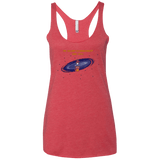 T-Shirts Vintage Red / X-Small The Galaxy is Dangerous Women's Triblend Racerback Tank