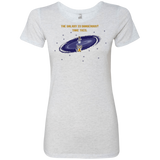 T-Shirts Heather White / Small The Galaxy is Dangerous Women's Triblend T-Shirt