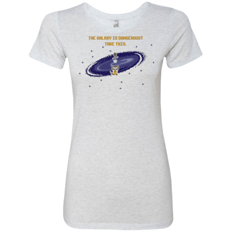 T-Shirts Heather White / Small The Galaxy is Dangerous Women's Triblend T-Shirt