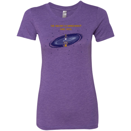 T-Shirts Purple Rush / Small The Galaxy is Dangerous Women's Triblend T-Shirt