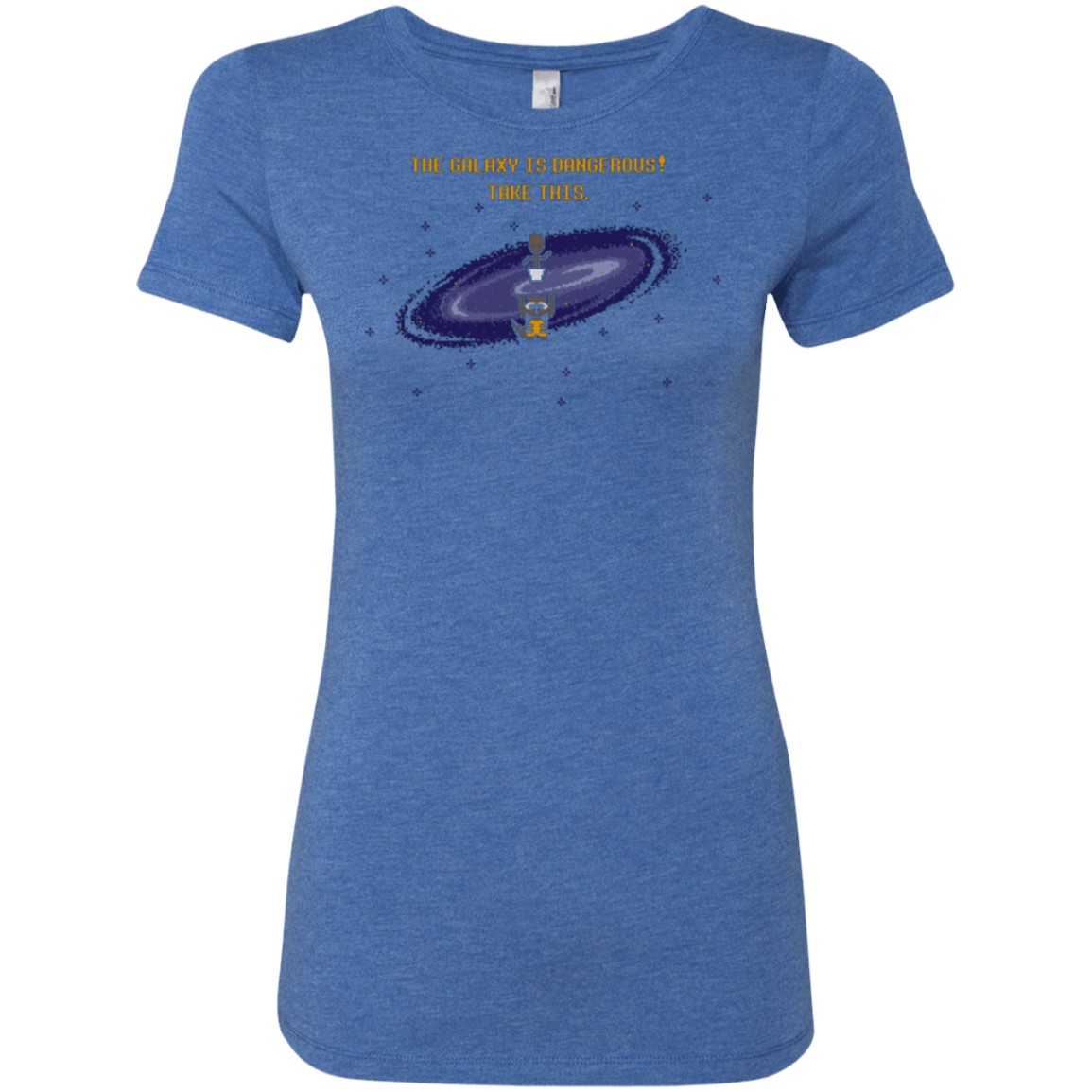 T-Shirts Vintage Royal / Small The Galaxy is Dangerous Women's Triblend T-Shirt