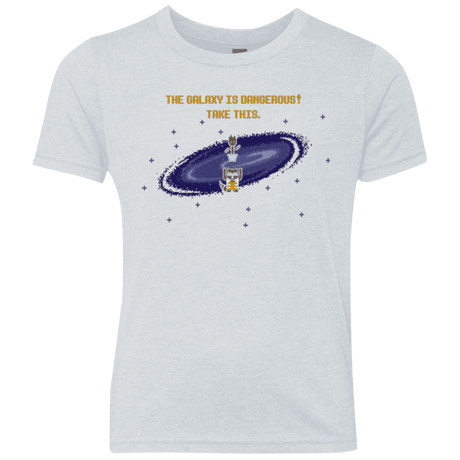 T-Shirts Heather White / YXS The Galaxy is Dangerous Youth Triblend T-Shirt