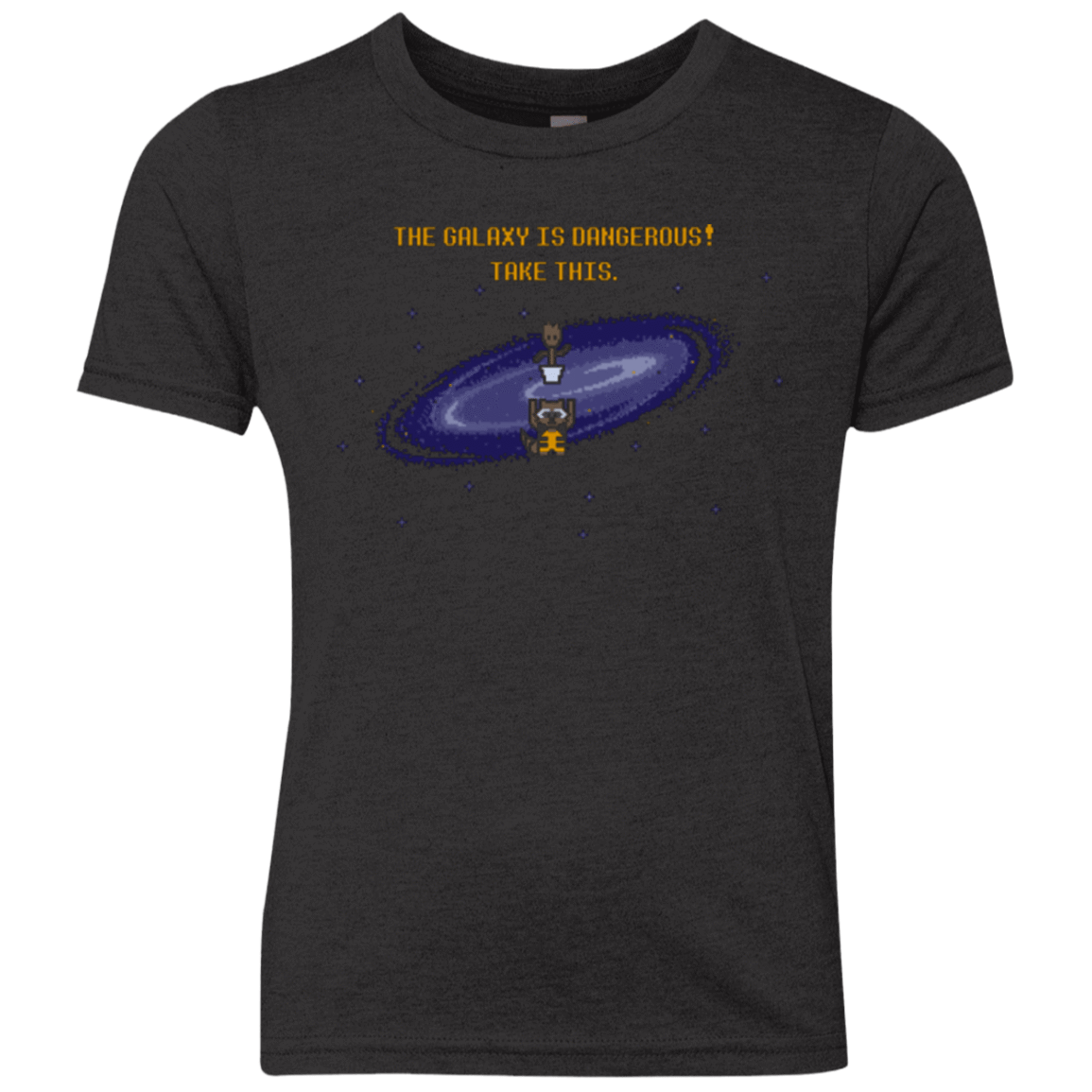 T-Shirts Vintage Black / YXS The Galaxy is Dangerous Youth Triblend T-Shirt