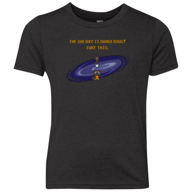 T-Shirts Vintage Black / YXS The Galaxy is Dangerous Youth Triblend T-Shirt