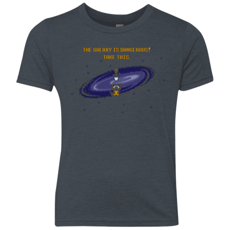 T-Shirts Vintage Navy / YXS The Galaxy is Dangerous Youth Triblend T-Shirt