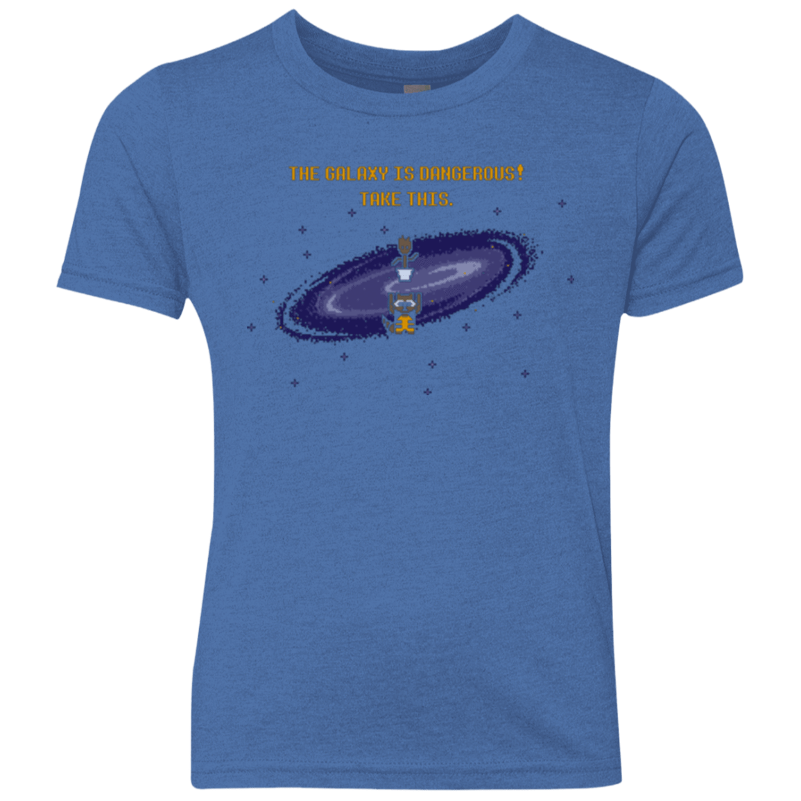 T-Shirts Vintage Royal / YXS The Galaxy is Dangerous Youth Triblend T-Shirt