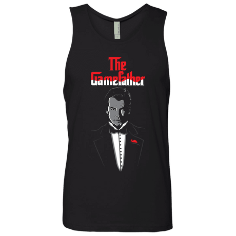 T-Shirts Black / S The Gamefather Men's Premium Tank Top