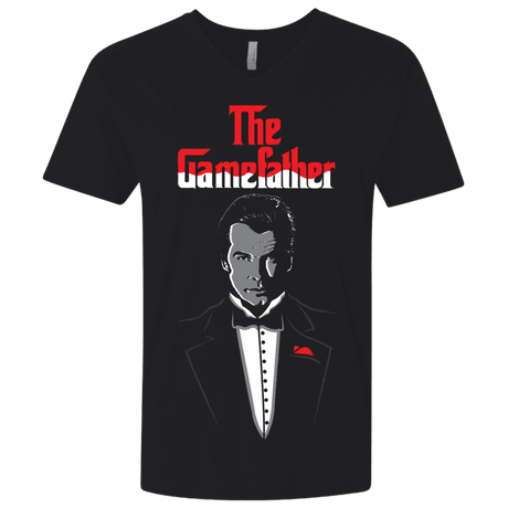 T-Shirts Black / X-Small The Gamefather Men's Premium V-Neck