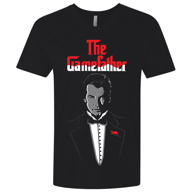 T-Shirts Black / X-Small The Gamefather Men's Premium V-Neck