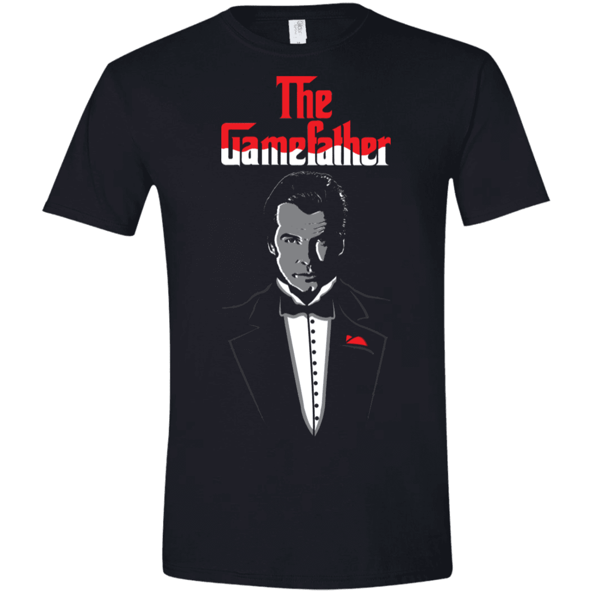 T-Shirts Black / X-Small The Gamefather Men's Semi-Fitted Softstyle