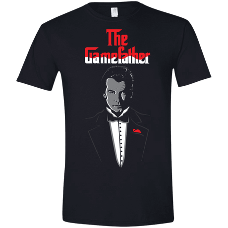 T-Shirts Black / X-Small The Gamefather Men's Semi-Fitted Softstyle