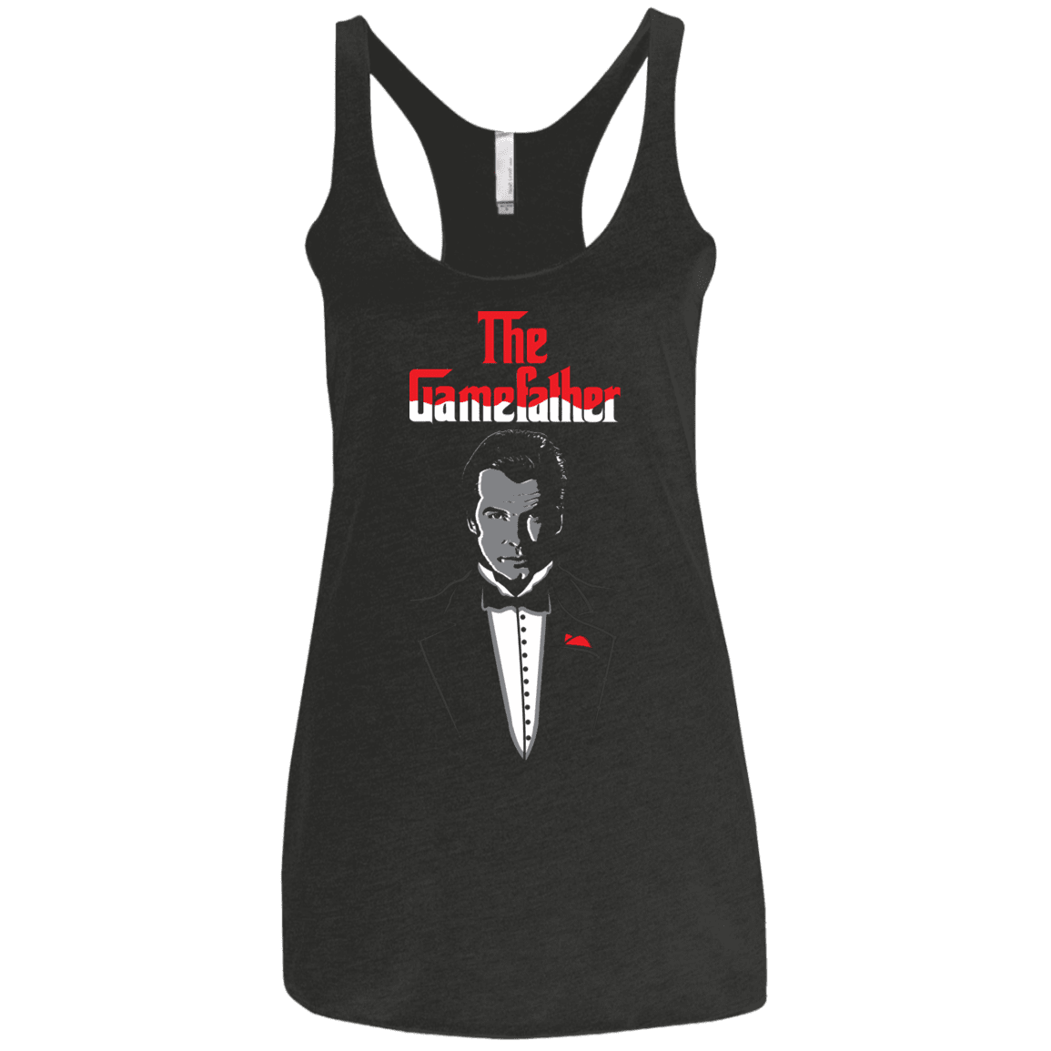 T-Shirts Vintage Black / X-Small The Gamefather Women's Triblend Racerback Tank