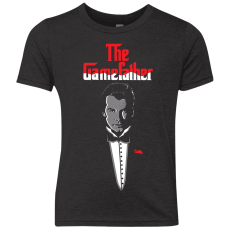T-Shirts Vintage Black / YXS The Gamefather Youth Triblend T-Shirt