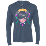 T-Shirts Indigo / X-Small The Gamer Triblend Long Sleeve Hoodie Tee