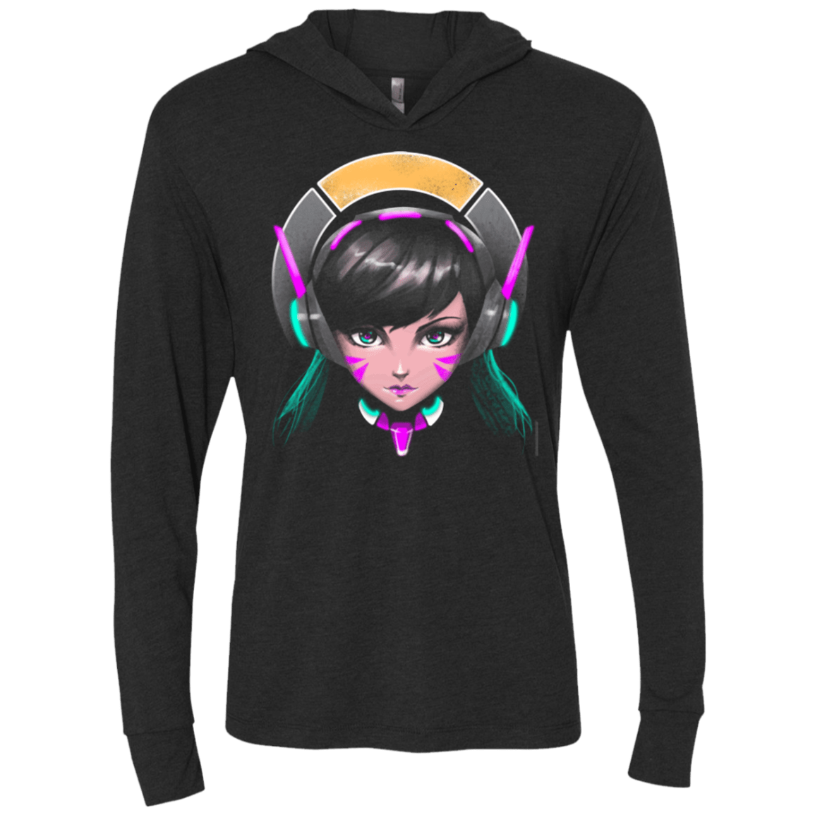 T-Shirts Vintage Black / X-Small The Gamer Triblend Long Sleeve Hoodie Tee