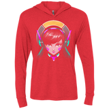 T-Shirts Vintage Red / X-Small The Gamer Triblend Long Sleeve Hoodie Tee