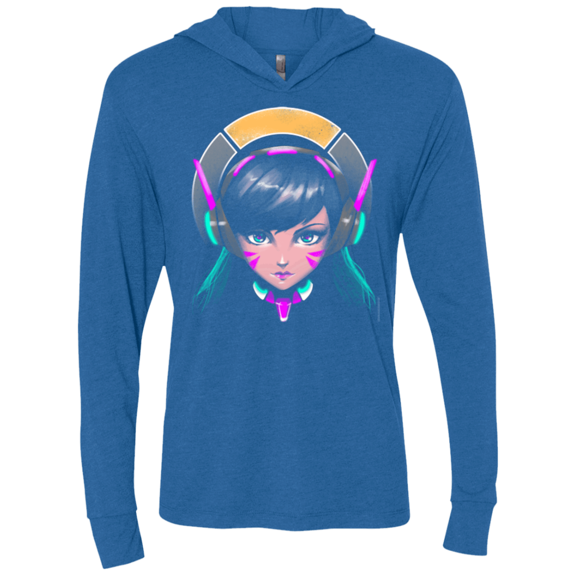 T-Shirts Vintage Royal / X-Small The Gamer Triblend Long Sleeve Hoodie Tee