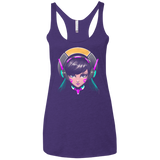 T-Shirts Purple Rush / X-Small The Gamer Women's Triblend Racerback Tank