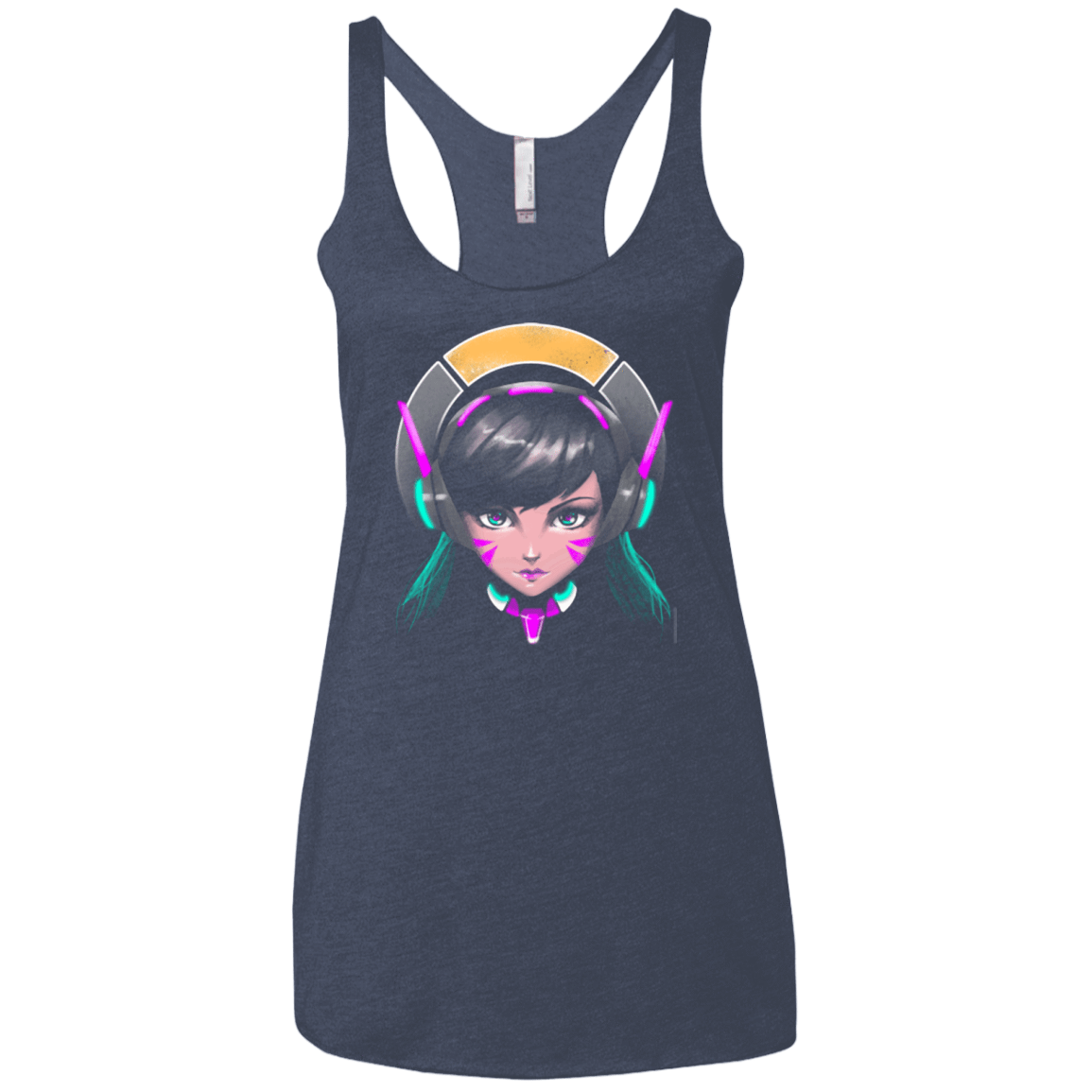 T-Shirts Vintage Navy / X-Small The Gamer Women's Triblend Racerback Tank